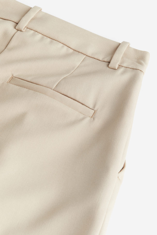 H&M Wijde Broek Lichtbeige