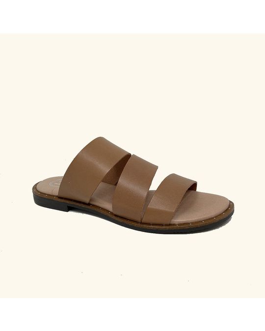 Hanks Milos Flat Sandals Leather Leather