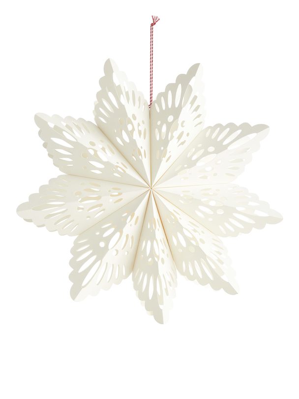 ARKET Paper Ornament 30 Cm White