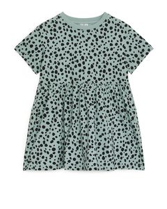 Jersey Dress Turquoise/dots