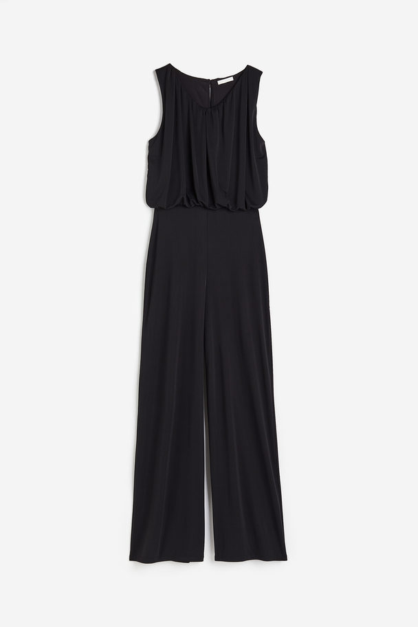 H&M Sleeveless Jumpsuit Black
