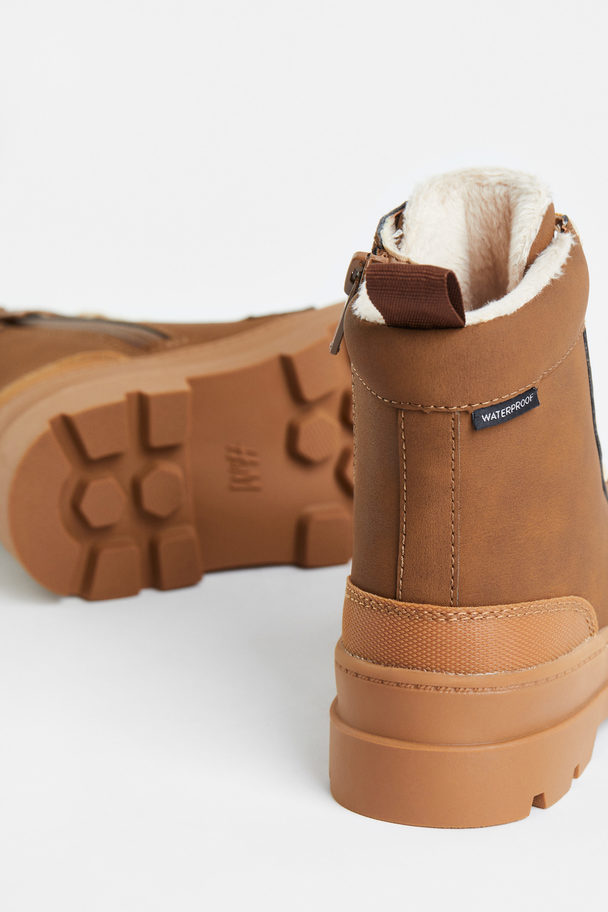 H&M Waterproof Boots Brown