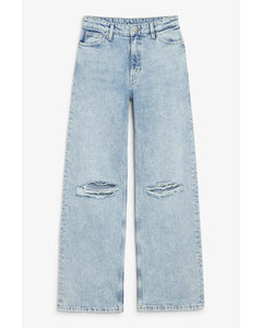 Yoko Jeans With Rips Light Blue