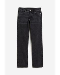 Straight Regular Jeans Schwarz