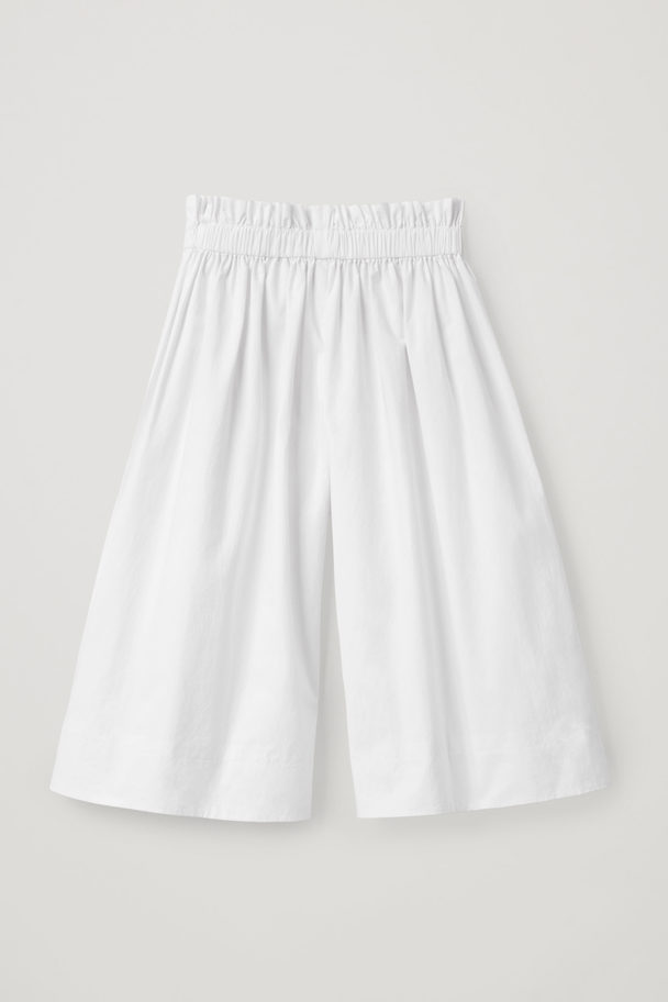 COS Wide-leg Culottes White
