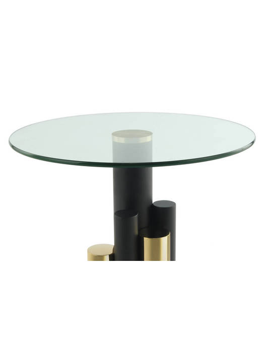 360Living Sidetable Ontario 225 Gold / Clear