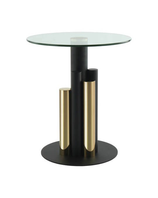 360Living Sidetable Ontario 225 Gold / Clear