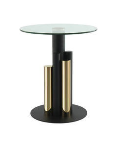 SideTable Ontario 225 gold / clear