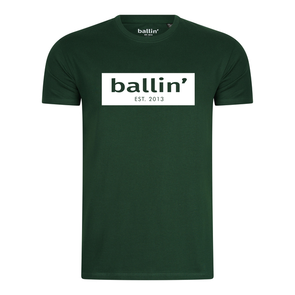 Ballin Est. 2013 Ballin Est. 2013 Cut Out Logo Shirt Groen