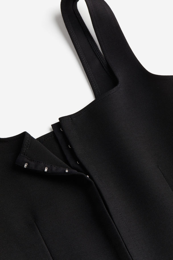 H&M Square-neck Vest Top Black