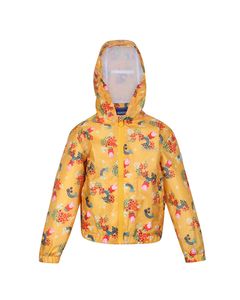 Regatta Childrens/kids Muddy Puddle Peppa Pig Floral Hooded Waterproof Jacket