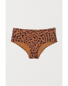 Bikinihipster Ljusbrun/leopardmönstrad