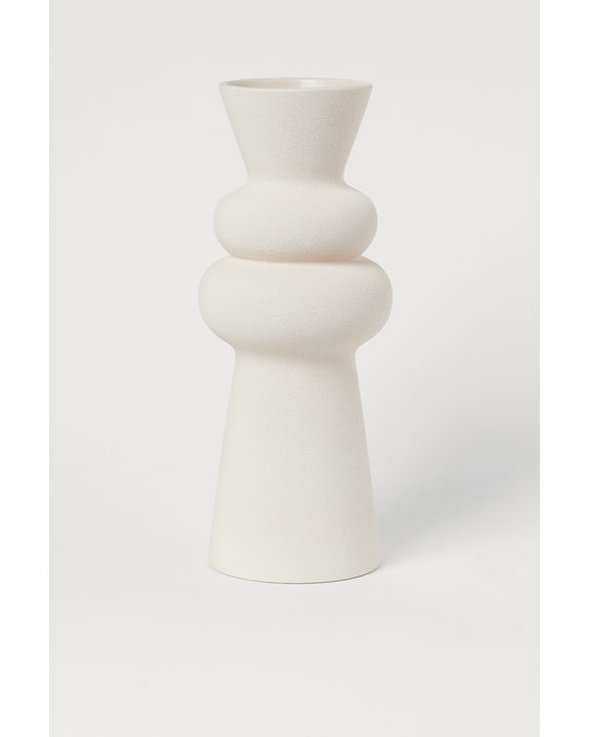 H&M HOME Large Stoneware Vase White