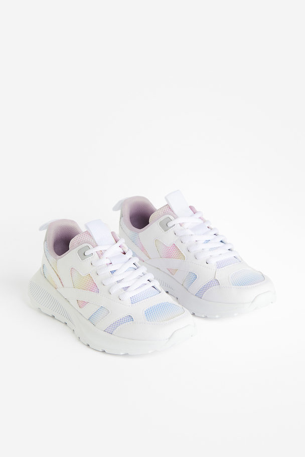H&M Lightweight-sole Trainers White/light Pink