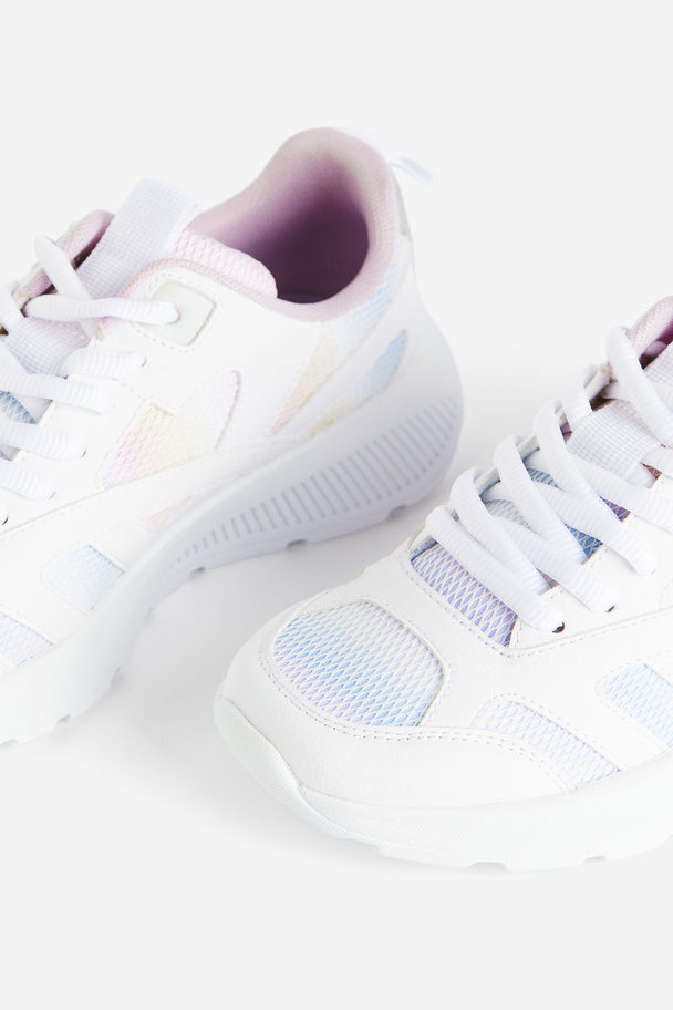 H&M Lightweight-sole Trainers White/light Pink