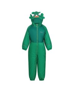 Regatta Childrens/kids Mudplay Iii Dinosaur Waterproof Puddle Suit
