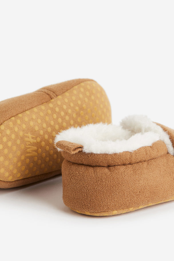 H&M Soft Slippers Brown