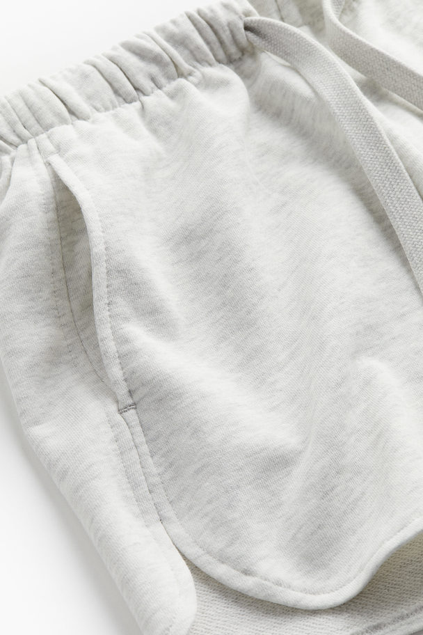 H&M Sweatshorts Hellgraumeliert