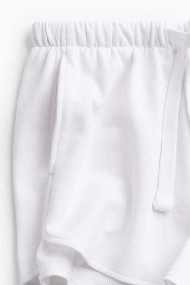 H&M Sweatshorts Vit