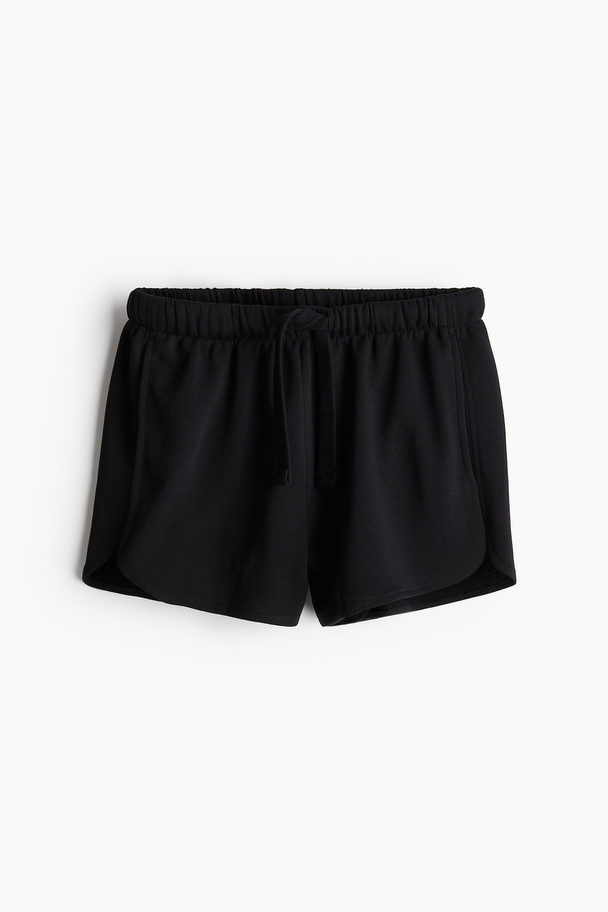 H&M Sweatshorts Schwarz