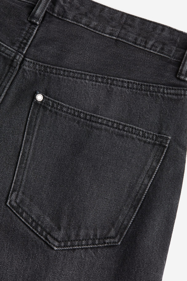 H&M Bootcut Loose Jeans Sort