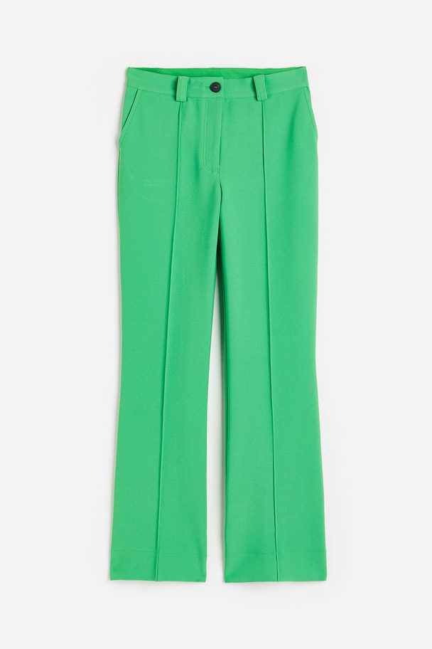 H&M Tailored Jersey Trousers Green