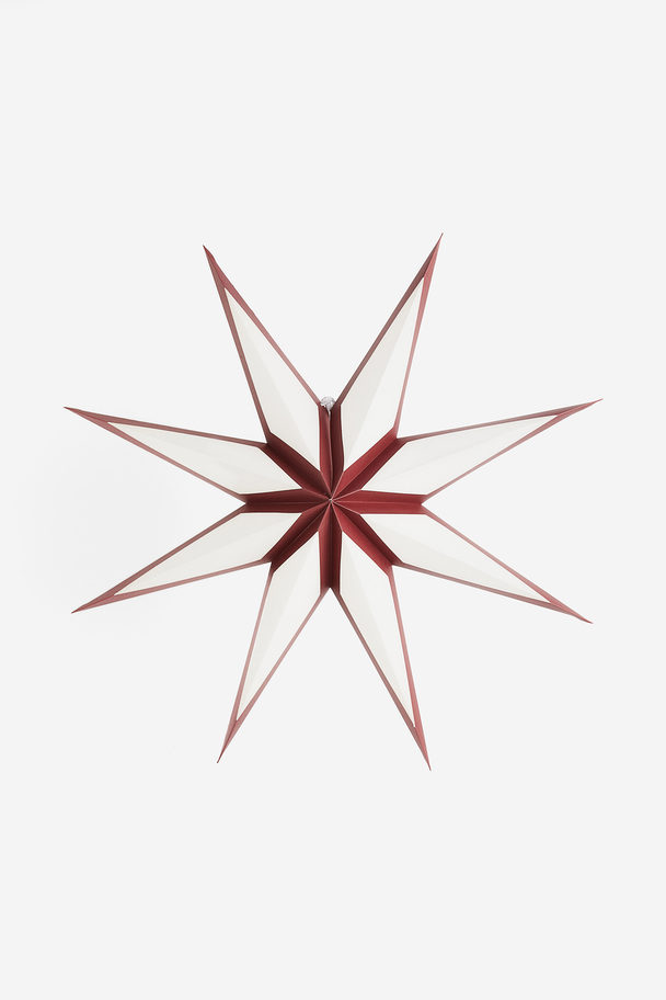 H&M HOME Paper Star Lampshade Red/block-coloured