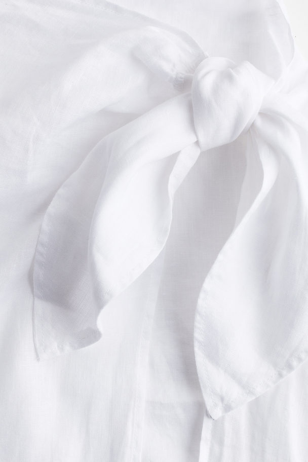 H&M Linen Sarong White