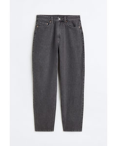 Mom Loose Fit Ultra High Jeans Grå