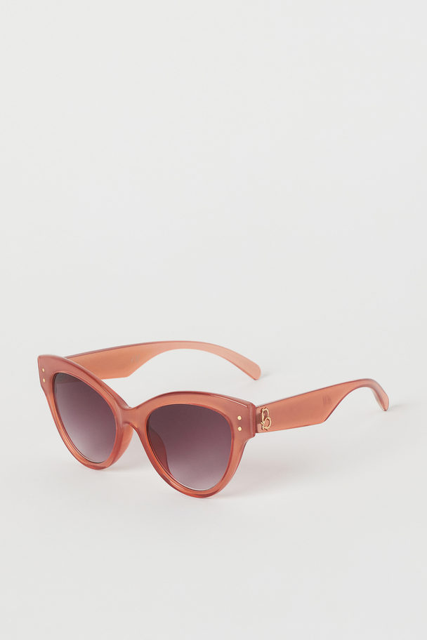H&M Große Sonnenbrille Altrosa
