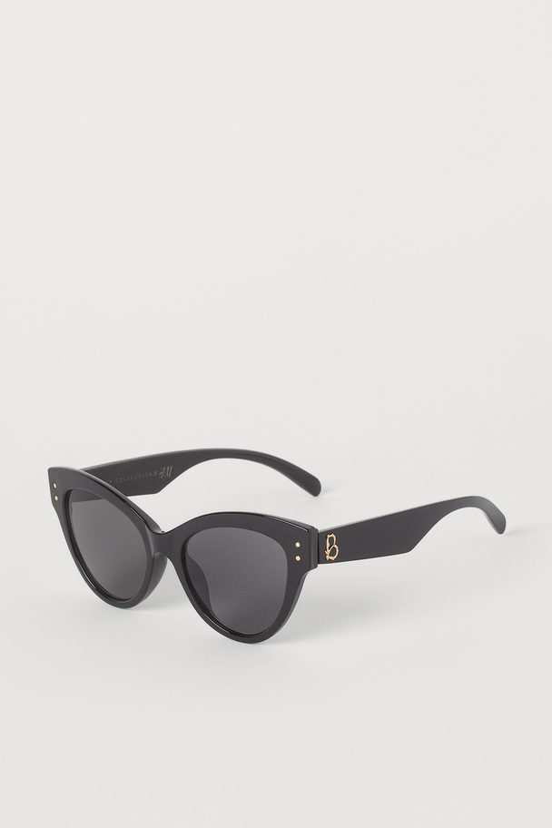 H&M Große Sonnenbrille Schwarz