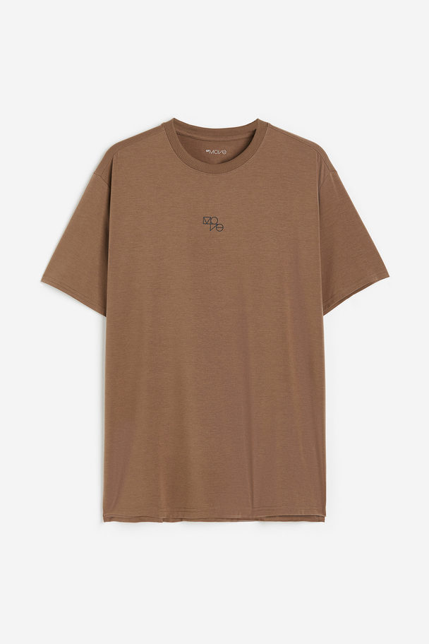 H&M Sportshirt Van Drymove™ Bruin