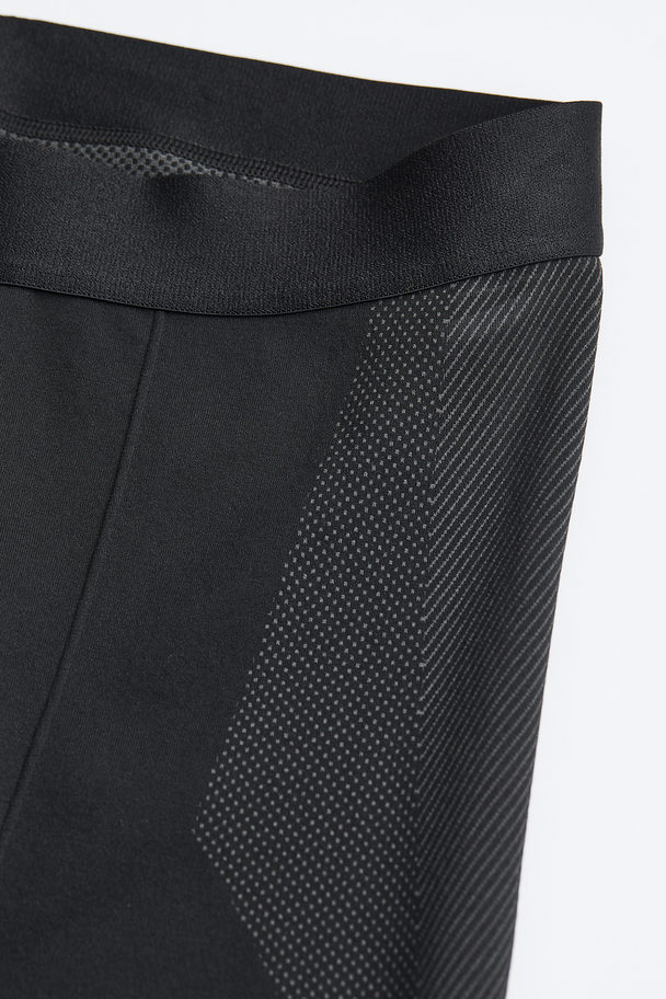 H&M Seamless Sporttights aus DryMove™ Schwarz