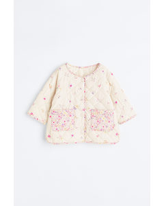 Quilted Jacket Cream/floral