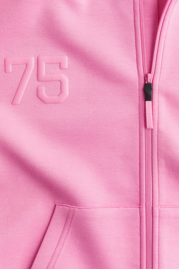 H&M DryMove ™ Sport-Hoodiejacke mit Zipper Rosa