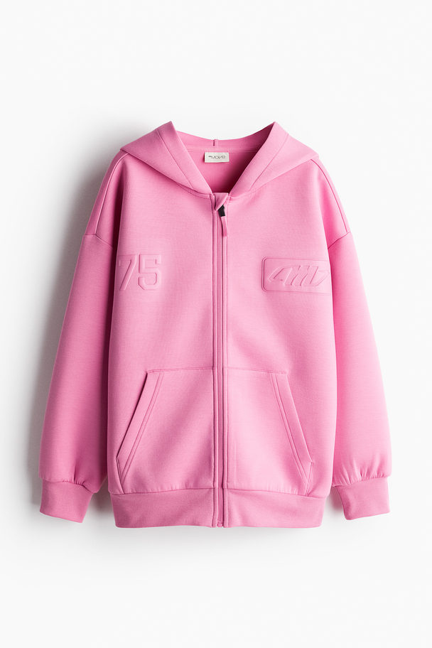 H&M DryMove ™ Sport-Hoodiejacke mit Zipper Rosa