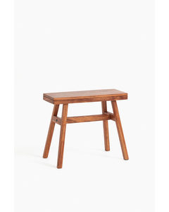 Wooden Stool Brown