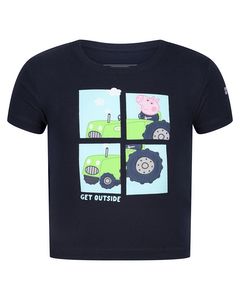 Regatta Childrens/kids Peppa Pig Tractor Short-sleeved T-shirt