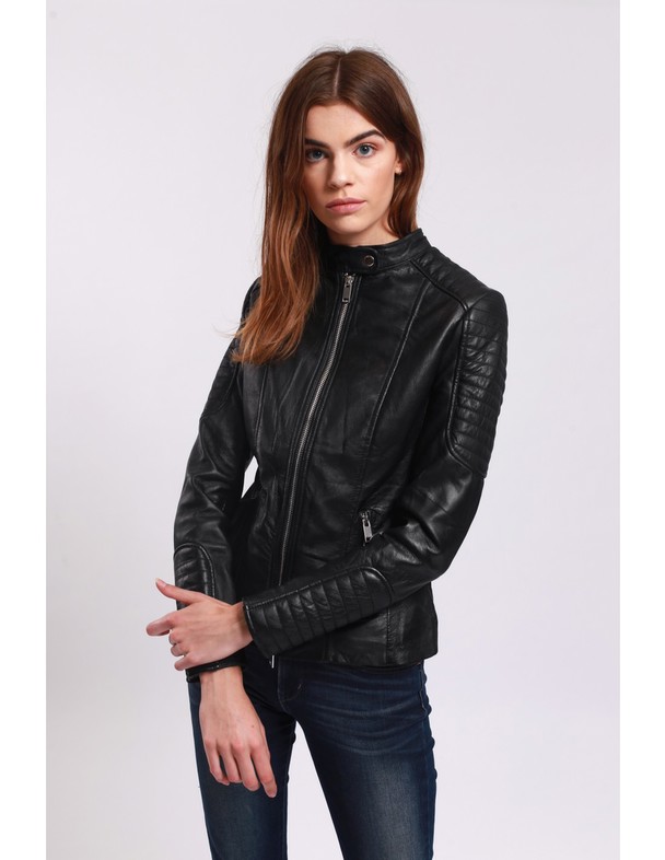 Le Temps des Cerises Leather Jacket Lien