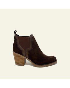 Maine Brown Suede Ankle Boots