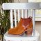 Maine Light Brown Suede Ankle Boots