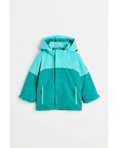 Water-resistant Jacket Green/block-coloured
