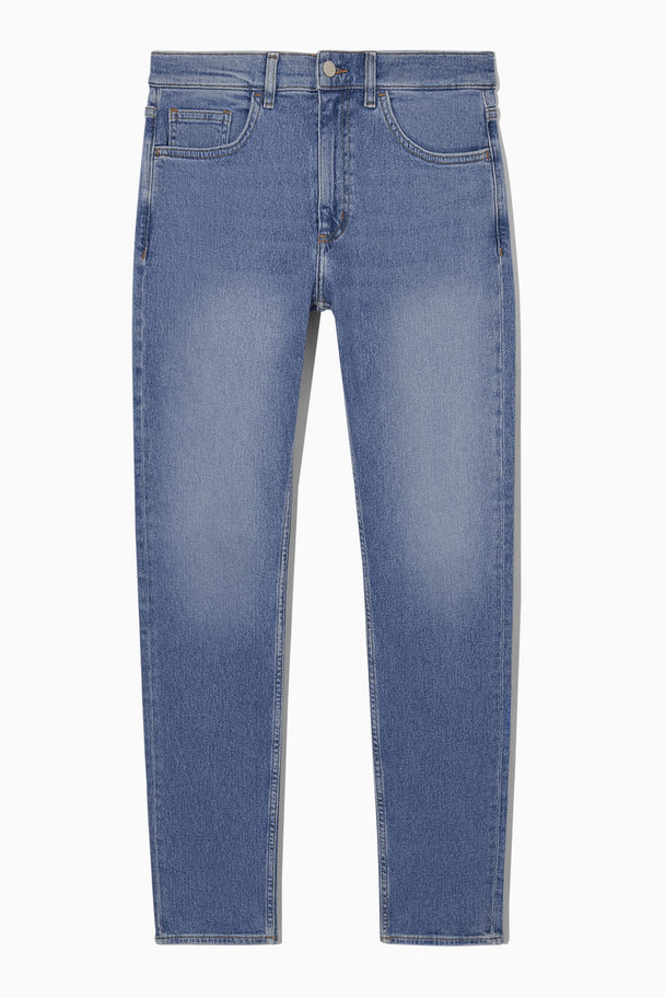 COS Slim-fit Recycled-denim Jeans Washed Blue