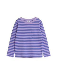 Striped Long Sleeve Lilac/striped