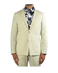 Paolo Pecora Beige Single-breasted Suit Jacket