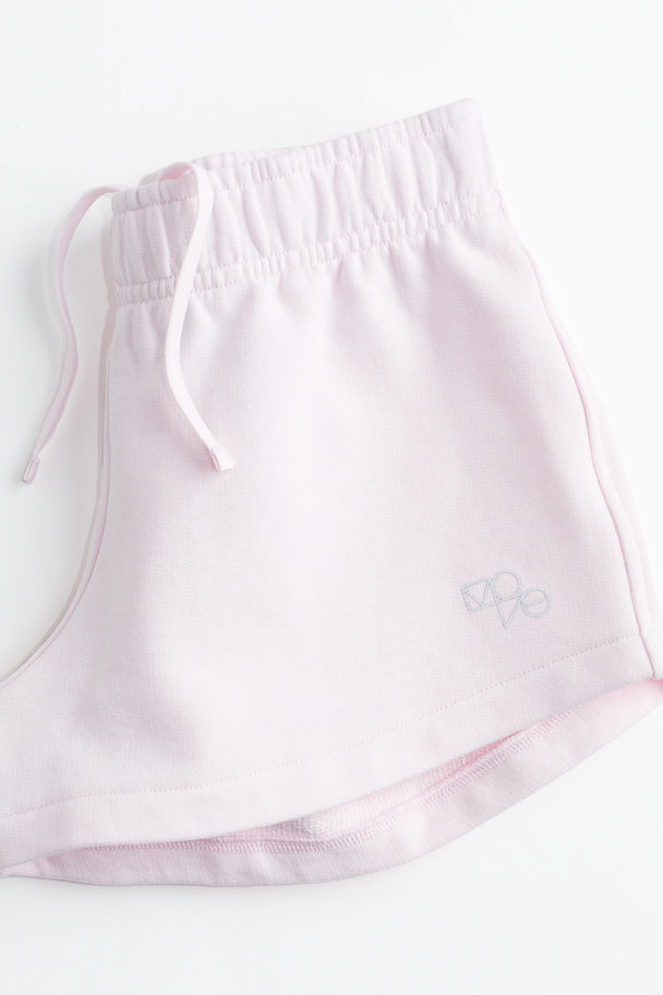 H&M Sports Sweatshorts Light Pink