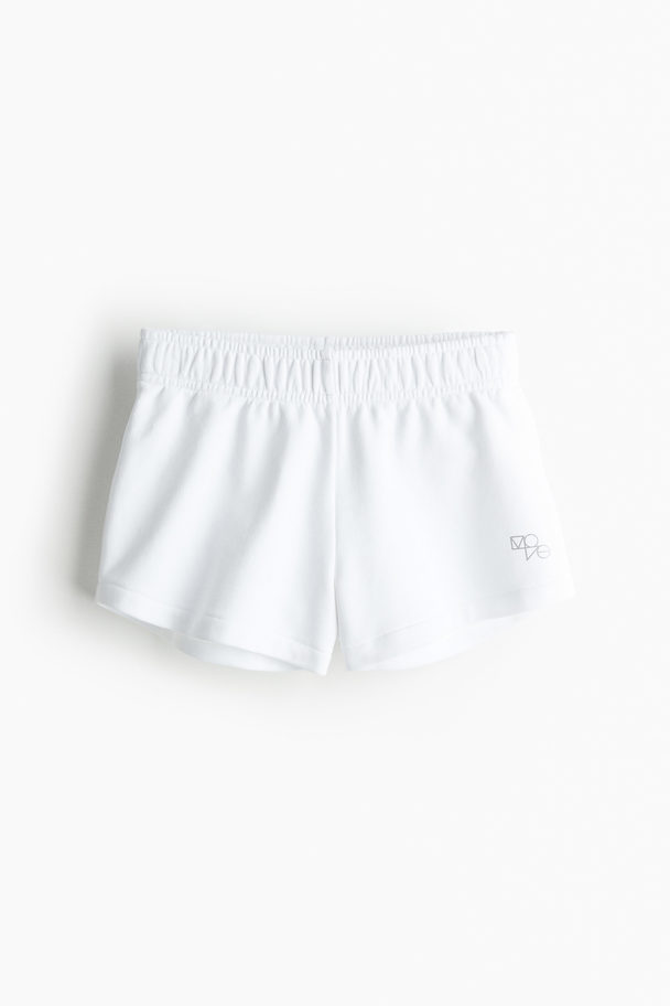 H&M Træningssweatshorts Hvid