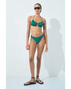 Bikinitop mit Volants Grün