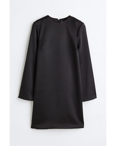 Long-sleeved Dress Black