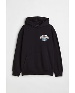 Relaxed Fit Hoodie Black/officially Graduated